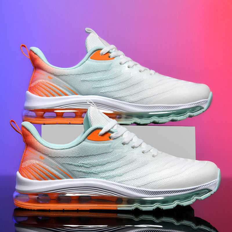 Unisex atmungsaktive Air‑Cushion Running‑Sneaker mit sichtbarer Hohlkammer‑Zwischensohle und leichter Strickkonstruktion EB