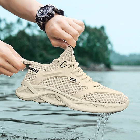 Damen Atmungsaktive Performance-Sneakers mit elastischem Obermaterial EB