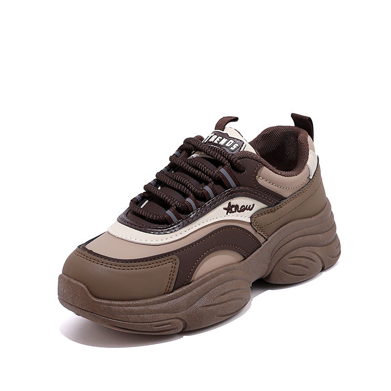 Damen Chunky Sneakers mit atmungsaktiver Obermaterialstruktur und komfortablem Dämpfungssystem EB