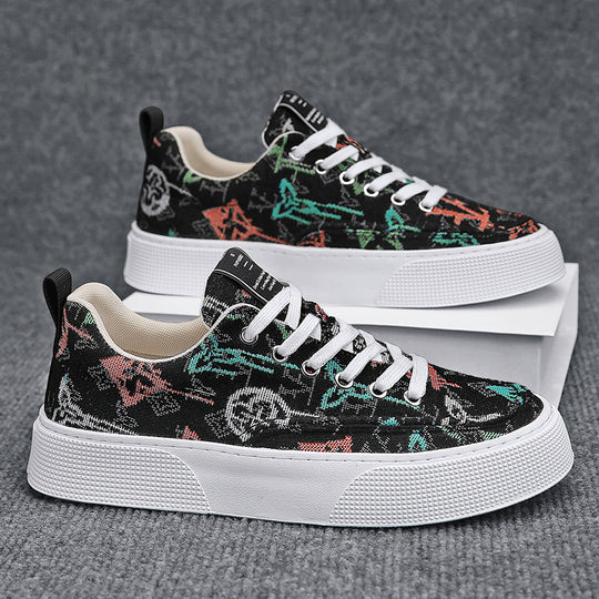 Damen Urban Fashion Sneaker mit einzigartigem Print EB