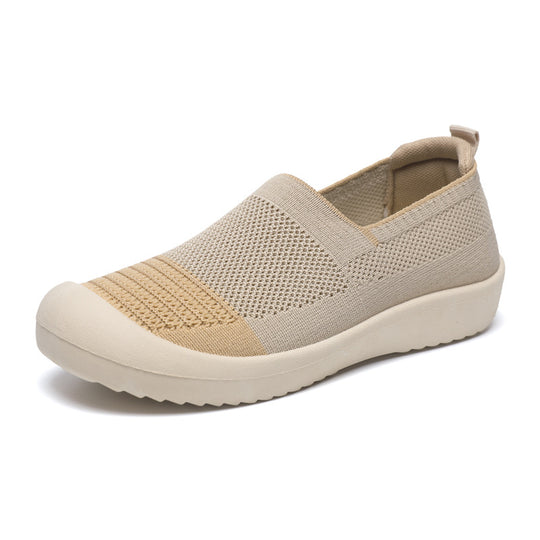 Damen Slip-On Sneakers mit atmungsaktivem Mesh-Obermaterial EB