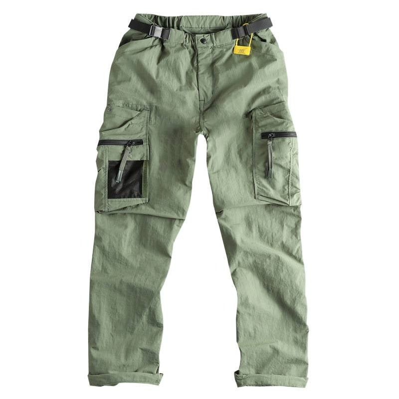 Herren Cargo-Hose mit multifunktionalen Taschen und verstellbarem Bund EB