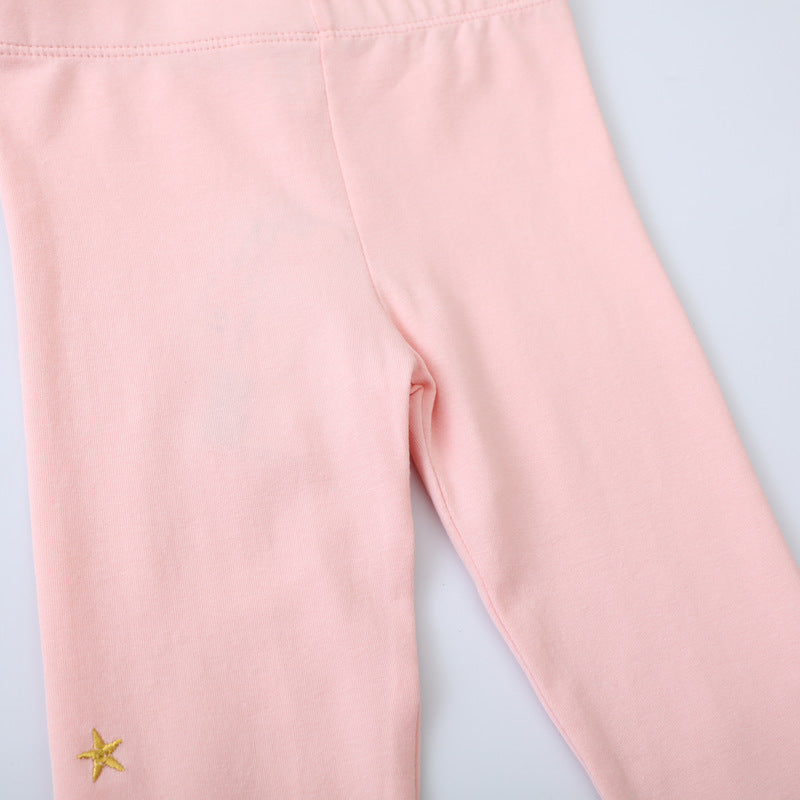 Mädchen Leggings mit verspieltem Feen- und Regenbogen-Design EB