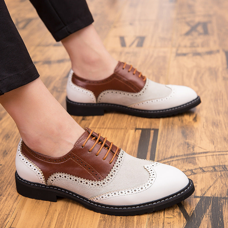 Damen Elegante und stilvolle Schnürschuhe mit klassischem Broguemuster EB