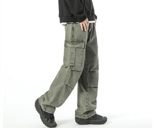 Herren Cargo-Hose mit vielseitigen Taschen und bequemem Schnitt EB