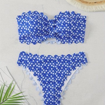 Damen Bikini-Set mit floralem Muster EB