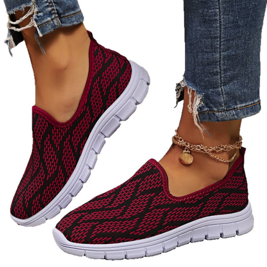 Damen bequeme Sneaker mit atmungsaktivem Design EB