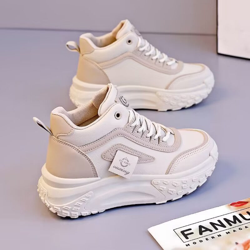 Damen Sportliche High-Top Sneakers mit dämpfender Sohle und robuster Profilierung EB