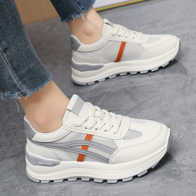 Damen Sportliche Sneakers mit gepolsterter Laufsohle und atmungsaktiver Mesh-Oberfläche EB