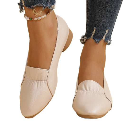 Damen Mokassins mit elegantem Knöchelriemen und weich gepolsterter Innensohle EB