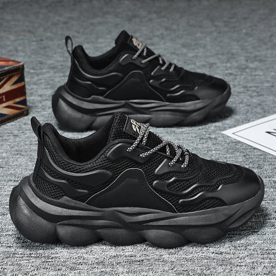 Damen Sportliche Chunky Sneakers mit atmungsaktivem Obermaterial und innovativem Dämpfungssystem EB