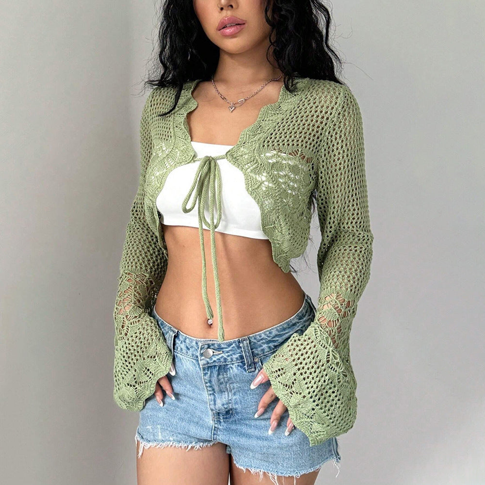 Damen Häkeljacke mit weitem Arm EB