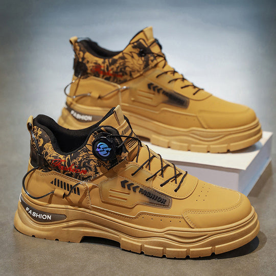 Herren Sportliche High-Top Sneakers mit innovativer Schnellschnürung EB