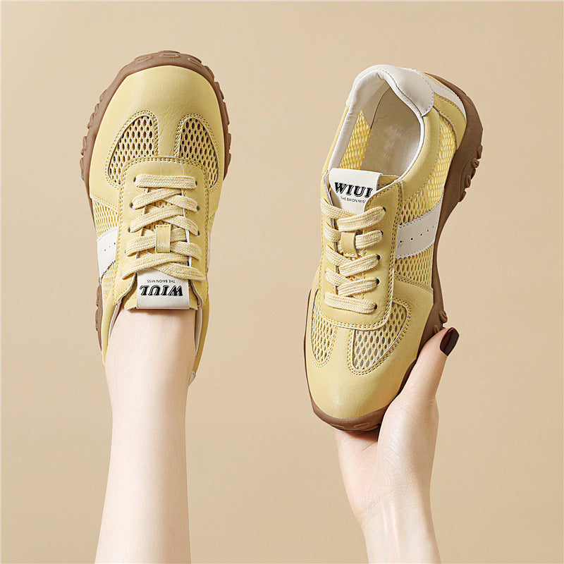 Damen Komfortable und atmungsaktive Freizeitsneaker mit rutschfester Sohle EB