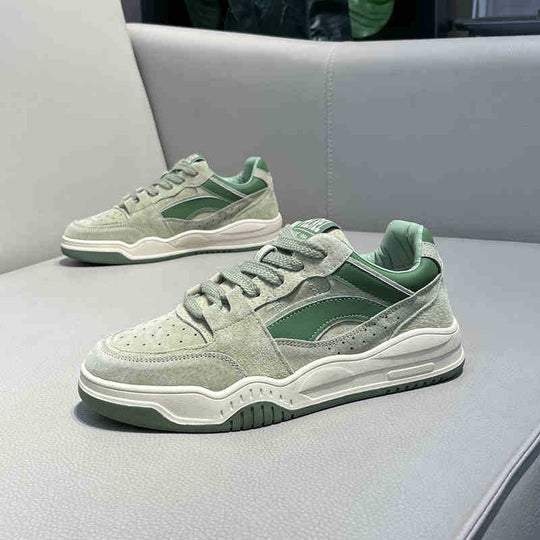 Damen Sportliche Sneaker mit hochwertigem Wildleder und dämpfender Sohle EB