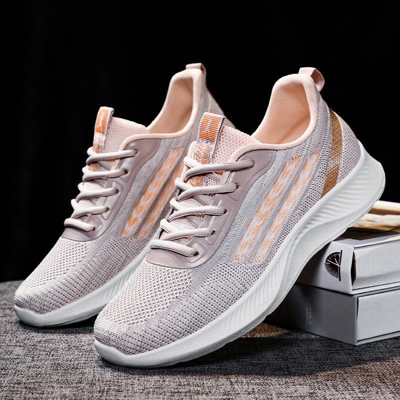 Damen Sportliche Laufschuhe mit atmungsaktivem Obermaterial und stoßdämpfender Sohle EB