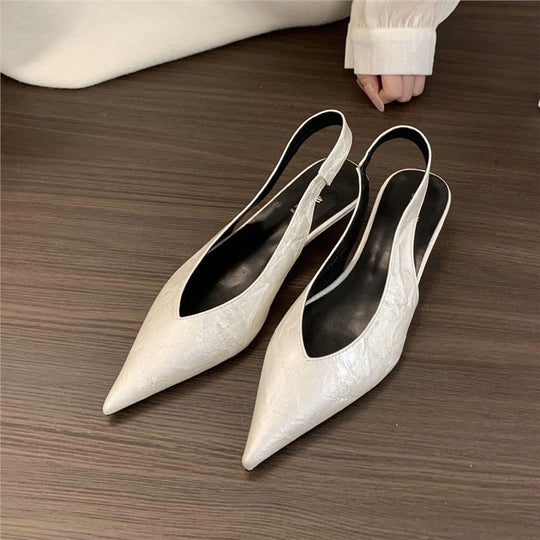 Damen Slingback Pumps mit eleganter spitz zulaufender Silhouette EB