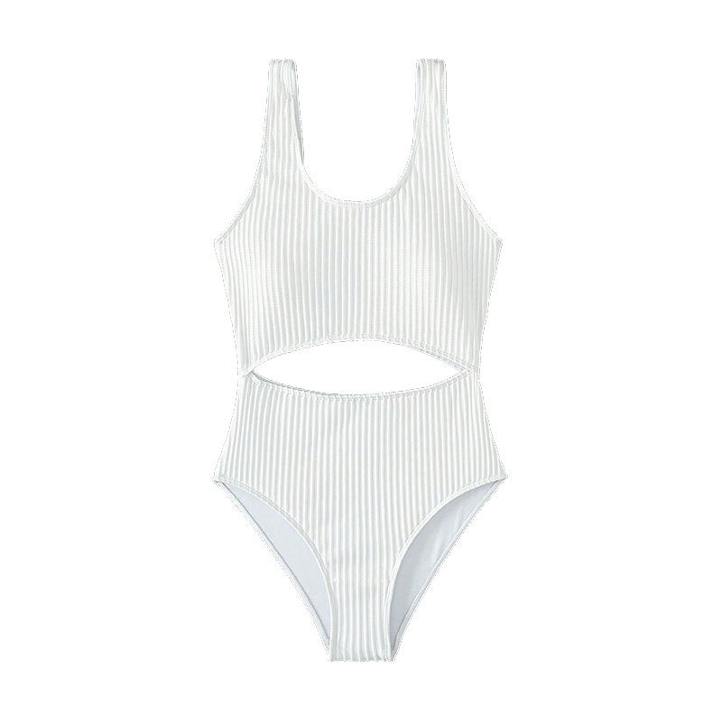 Damen Einteiliger Badeanzug mit stylischem Cut-Out-Design EB