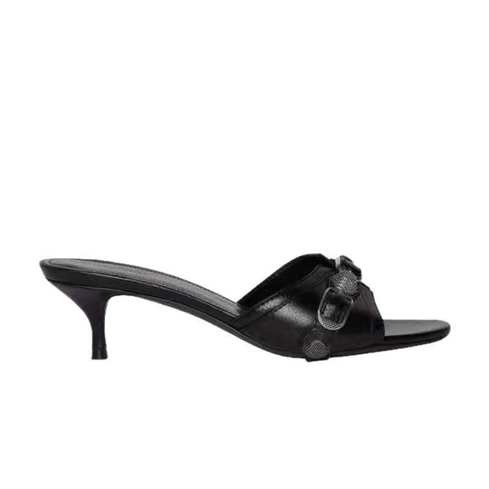 Damen elegante High Heel Sandalen mit glamourösen Strassakzenten EB