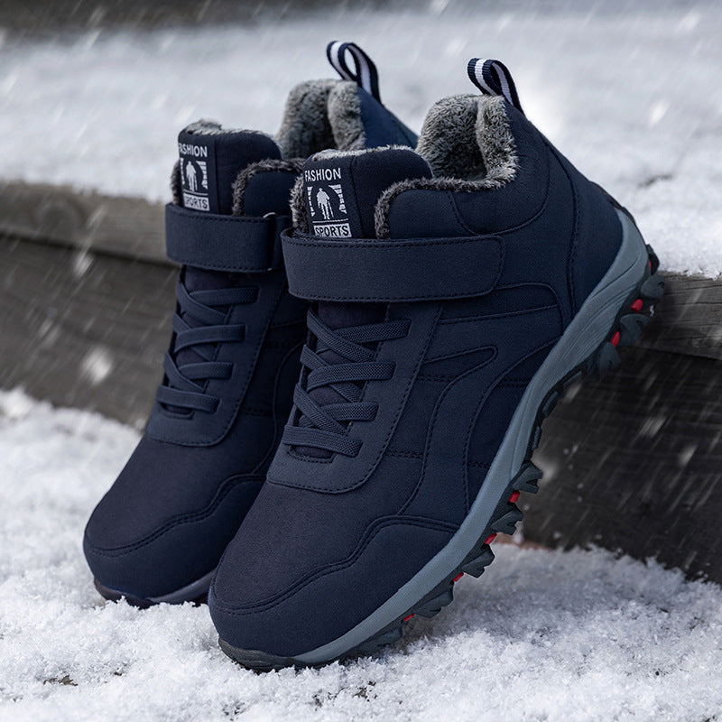 Damen isolierte Wanderschuhe mit rutschfester Sohle und praktischer Klettverschlusslösung EB