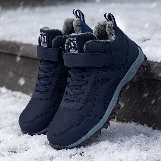 Damen isolierte Wanderschuhe mit rutschfester Sohle und praktischer Klettverschlusslösung EB