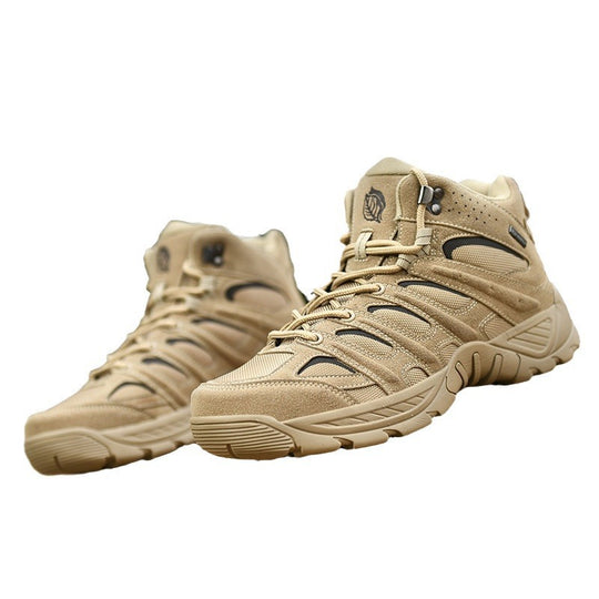 Damen Hochwertige Wanderstiefel mit rutschfester Profilsohle EB