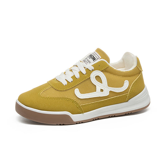 Damen Sportliche Sneaker mit atmungsaktiver Mesh-Oberfläche und rutschfester Sohle EB