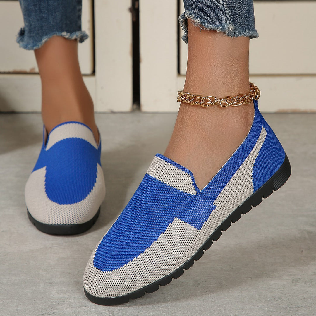 Damen atmungsaktive Ballerinas aus flexiblem Gewebe EB