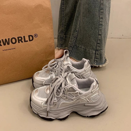 Damen Sneaker mit dämpfender Sohle und atmungsaktivem Obermaterial EB