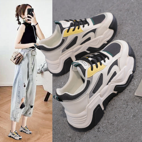 Damen Chunky Sneakers mit stabilisierender Sohle und komfortabler Dämpfung EB