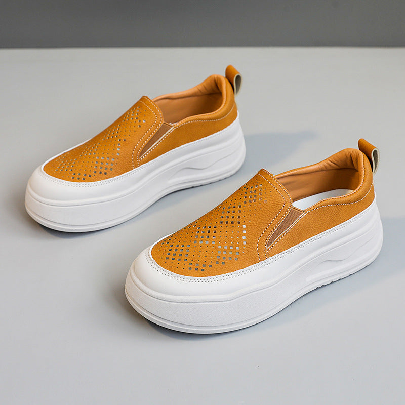 Damen Slip-On Sneakers mit atmungsaktivem Obermaterial und dämpfendem Fußbett EB