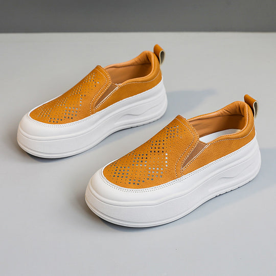 Damen Slip-On Sneakers mit atmungsaktivem Obermaterial und dämpfendem Fußbett EB