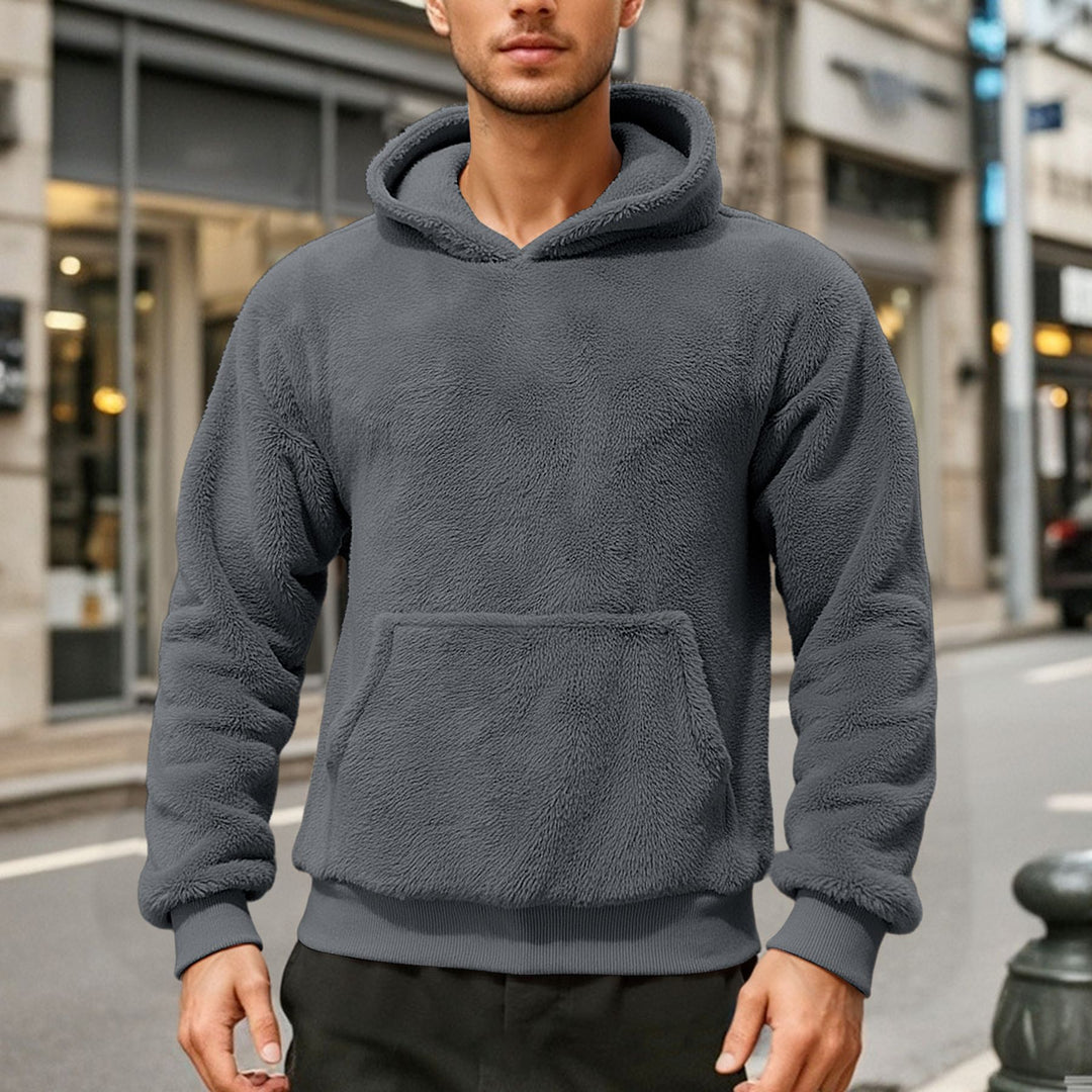 Herren bequemer Oversized Kapuzenpullover EB