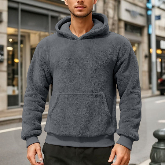 Herren bequemer Oversized Kapuzenpullover EB