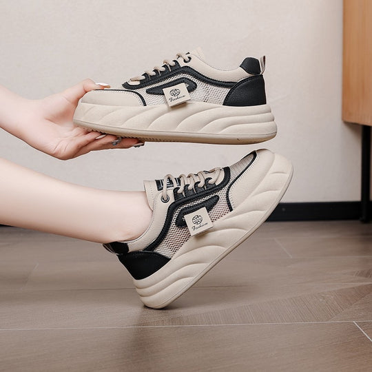 Damen modische Sneaker mit atmungsaktivem Mesh und komfortabler Sohle EB