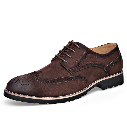 Herren Elegante und modische Brogueschuhe mit weichem Obermaterial EB