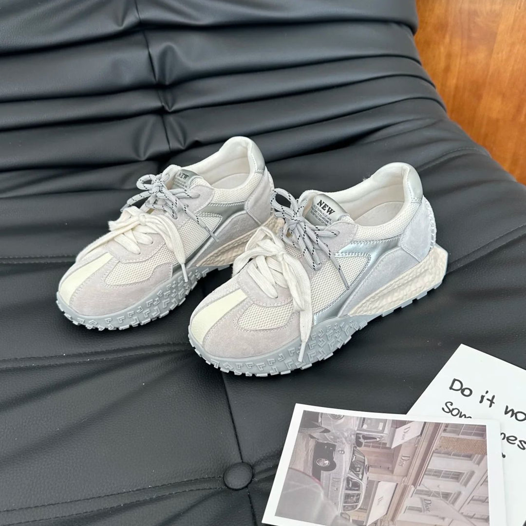 Damen modische Sneaker mit innovativem Sohlen-Design EB