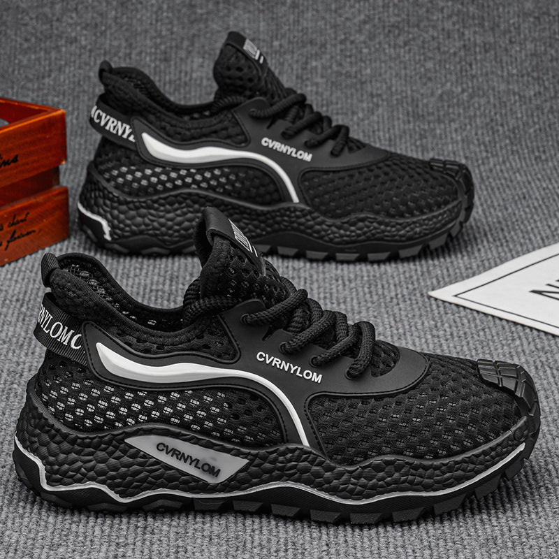 Damen Atmungsaktive Sneaker mit flexiblem Mesh-Obermaterial EB