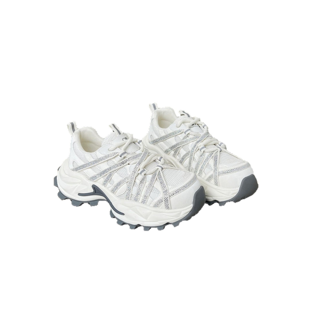 Damen Sportliche Trailrunning-Sneaker mit atmungsaktiver Mesh-Oberfläche und rutschfester Sohle EB