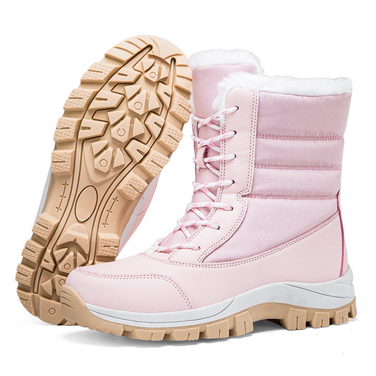 Damen Winterstiefel mit isolierter Fütterung und rutschfester Profilsohle EB