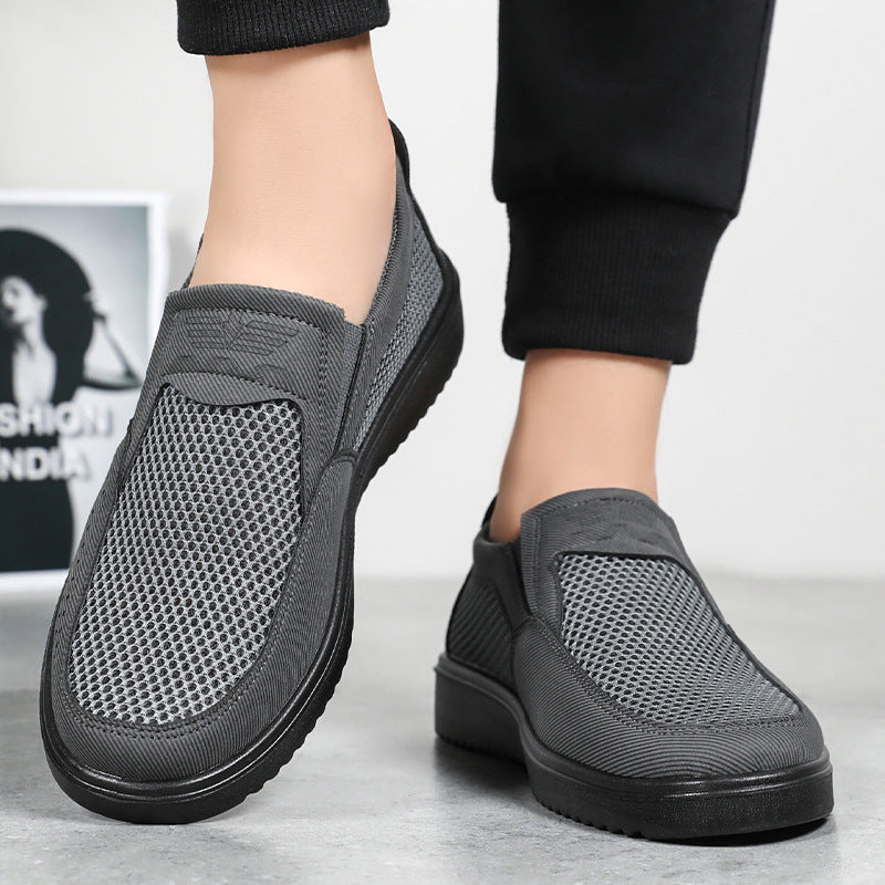 Damen Atmungsaktive Slip-On Sportschuhe mit rutschfester Sohle EB