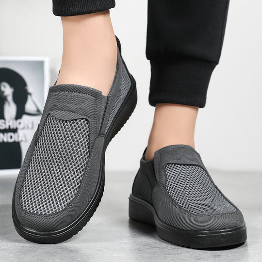 Damen Atmungsaktive Slip-On Sneakers mit rutschfester Sohle EB
