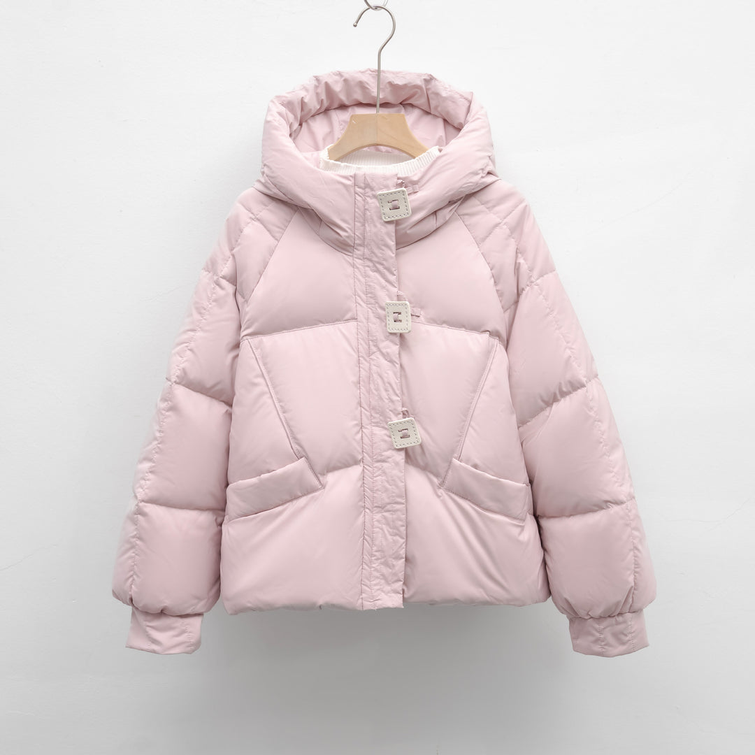 Damen Lässige Winterjacke mit voluminösem Design EB