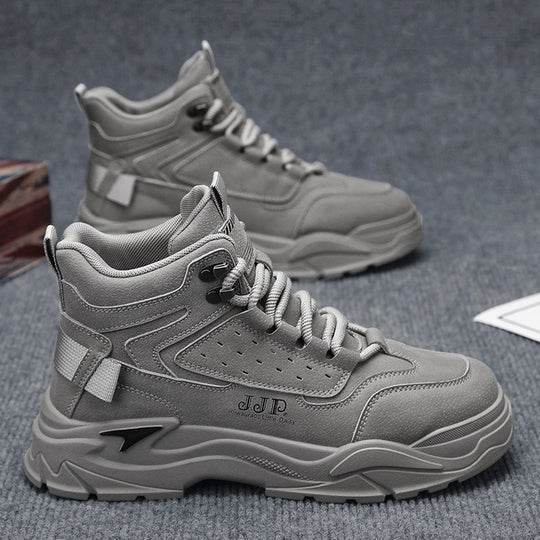 Damen Sportliche High-Top Sneakers mit dämpfender Sohle EB