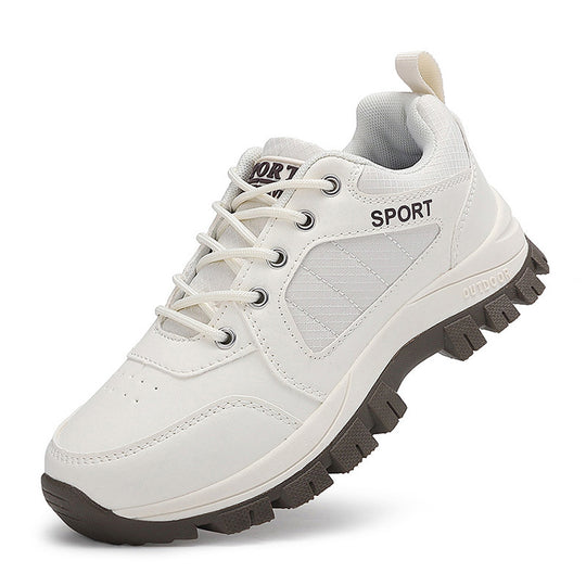 Herren nan robuster Schnür-Freizeitsneaker mit tiefem Stollenprofil, gepolstertem Schaft und praktischer Zuglasche EB