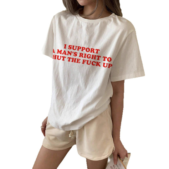 Damen oversized Bachelorette T-Shirt mit exklusivem Print EB
