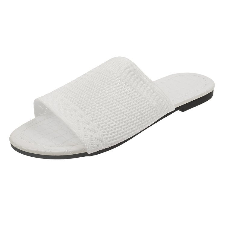 Damen Komfortable Slip-On Sandalen mit atmungsaktivem Obermaterial EB