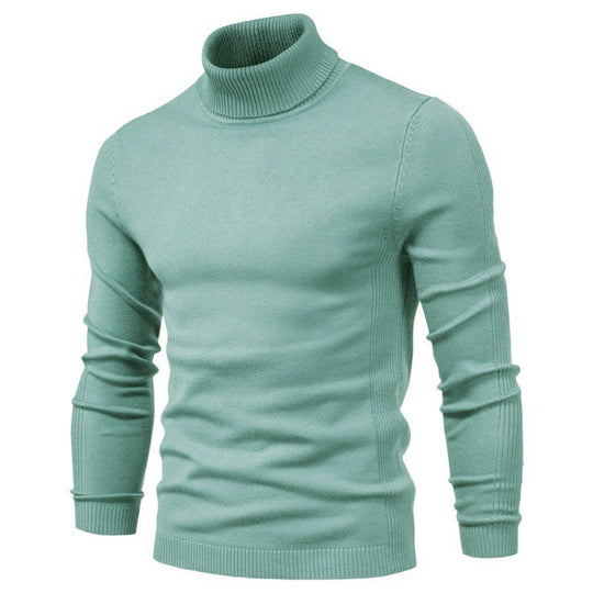 Herren Grober Rollkragenpullover aus wärmendem Material mit strukturierter Oberfläche EB
