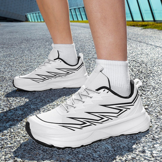 Damen Sportliche Laufschuhe mit atmungsaktivem Obermaterial und dämpfendem Fußbett EB