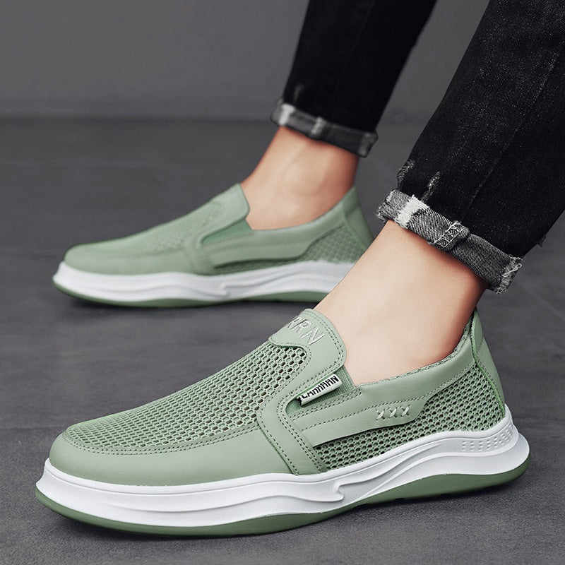 Damen Atmungsaktive Slip-On Sneakers im modernen Design mit rutschfester Sohle EB
